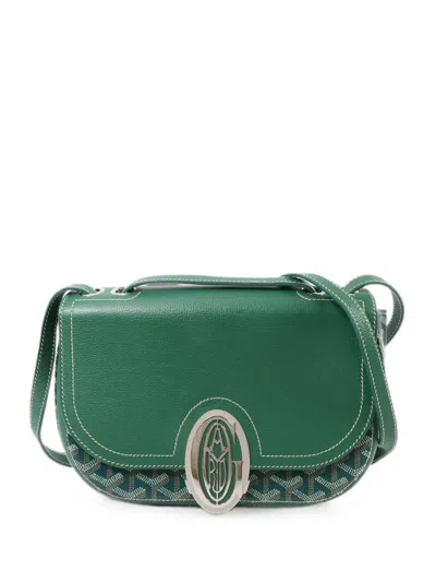 Pre-owned Goyard Ine Sac 233 Pm Shoulder Bag In Green