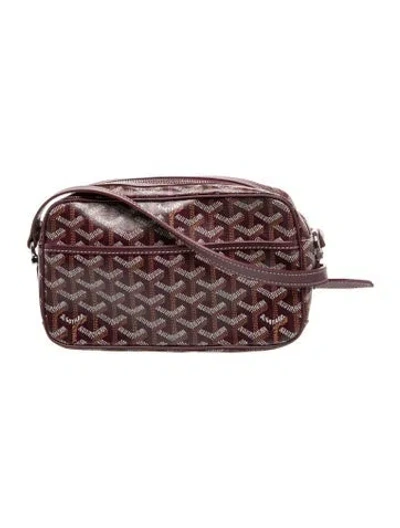 Pre-owned Goyard Ine Sac Capvert In Burgundy