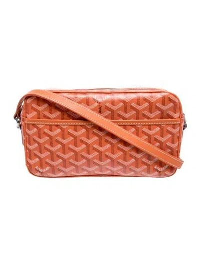 Pre-owned Goyard Ine Sac Capvert In Orange