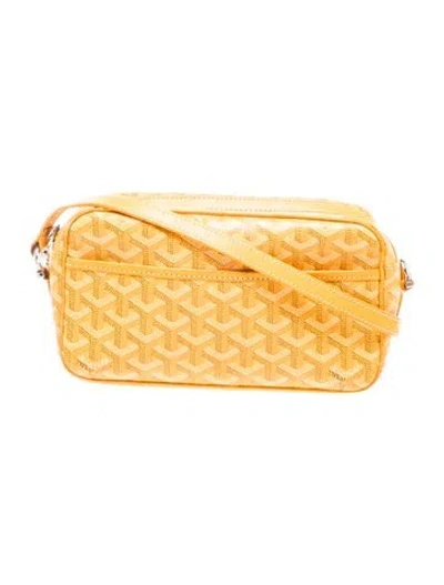 Pre-owned Goyard Ine Sac Capvert In Yellow