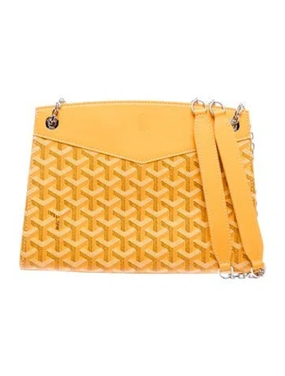 Pre-owned Goyard Ine Sac Rouette Pm 2024 In Yellow