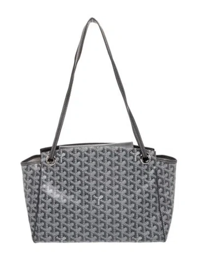 Pre-owned Goyard Ine Sac Rouette Pm In Gray