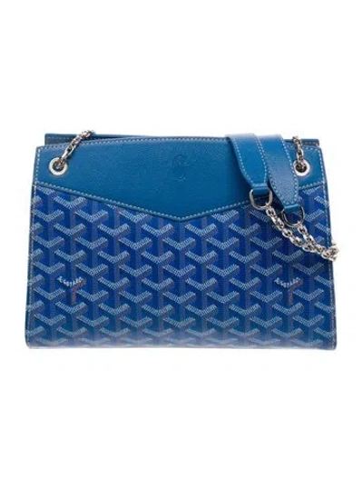 Pre-owned Goyard Ine Sac Rouette Pm W/ Tags In Blue