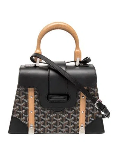 Pre-owned Goyard Ine Saigon Medium In Black