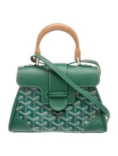 Pre-owned Goyard Ine Saigon Mini 2023 In Green