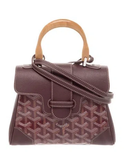 Pre-owned Goyard Ine Saigon Mini 2026 In Burgundy