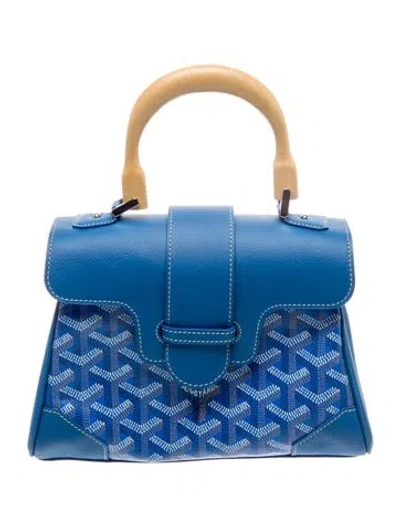Pre-owned Goyard Ine Saigon Mini In Blue