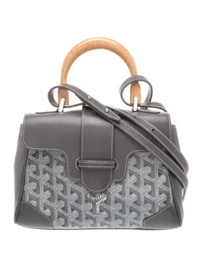 Pre-owned Goyard Ine Saigon Mini In Gray