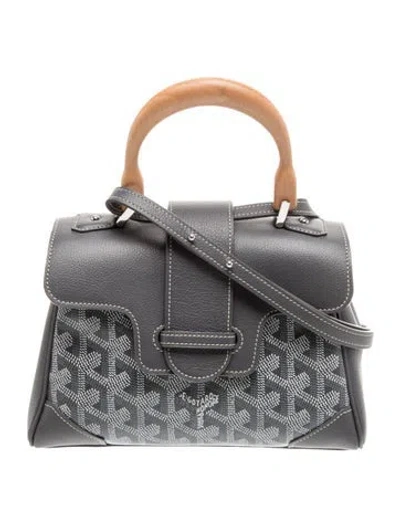 Pre-owned Goyard Ine Saigon Mini In Gray