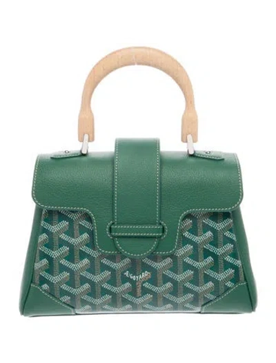 Pre-owned Goyard Ine Saigon Mini In Green
