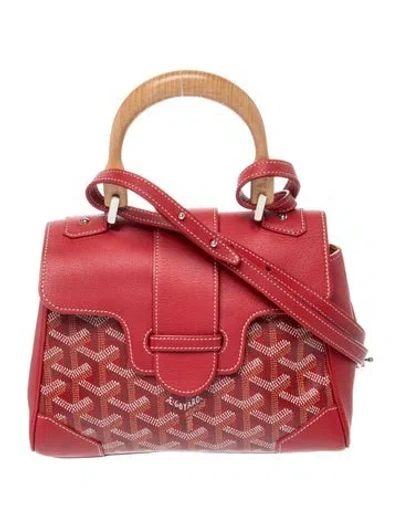Pre-owned Goyard Ine Saigon Mini In Red