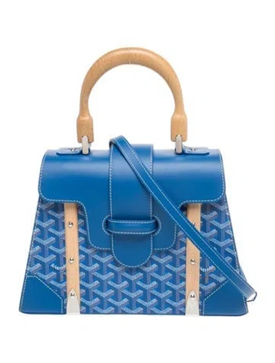 Pre-owned Goyard Ine Saigon Pm 2024 In Blue