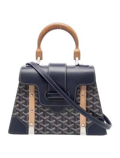 Pre-owned Goyard Ine Saigon Pm In Blue