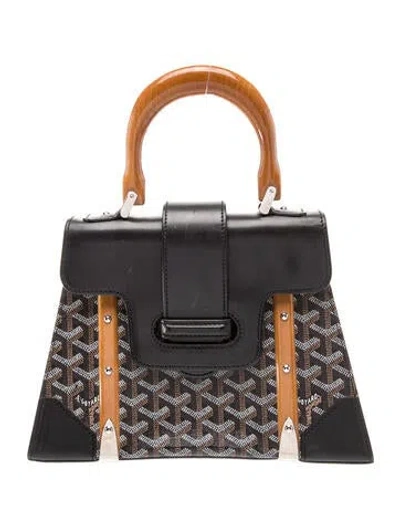 Pre-owned Goyard Ine Saigon Pm Vintage In Black
