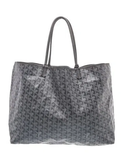 Pre-owned Goyard Ine Saint Louis Gm In Gray