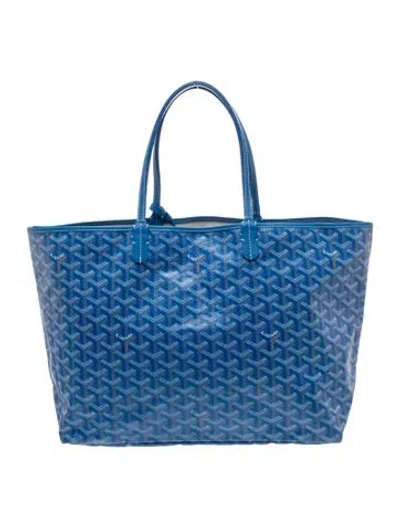 Pre-owned Goyard Ine Saint Louis Pm In Blue