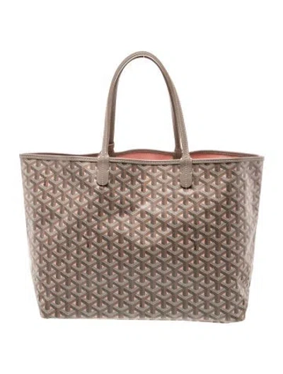 Pre-owned Goyard Ine Saint Louis Pm In Neutral