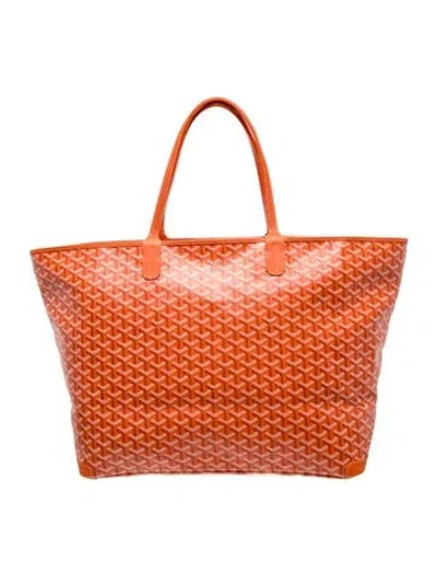 Pre-owned Goyard Ine Saint Louis Pm In Orange