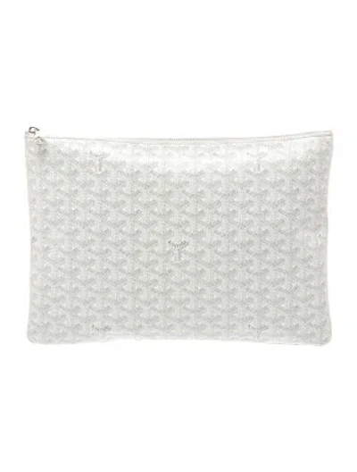 Pre-owned Goyard Ine Senat Mm In White