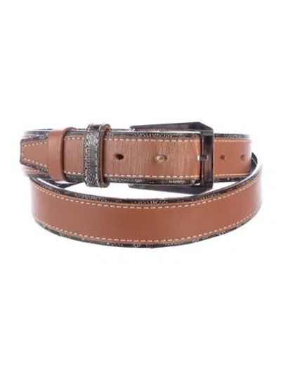 Pre-owned Goyard Ine Skinny Belt In Black