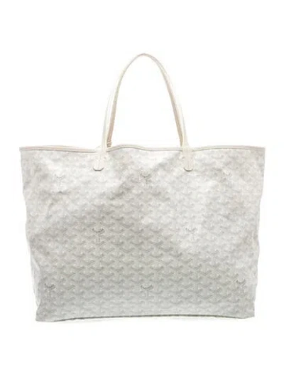 Pre-owned Goyard Ine St. Louis Gm Vintage In White