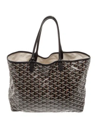 Pre-owned Goyard Ine St. Louis Pm In Black