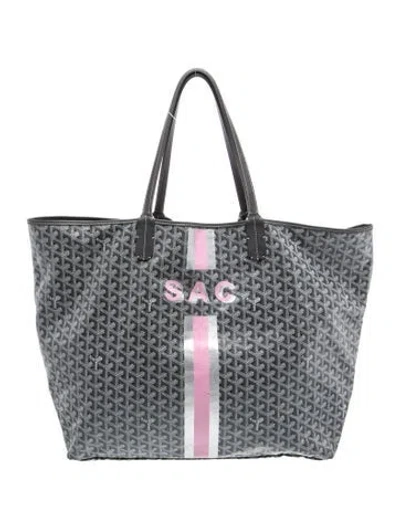 Pre-owned Goyard Ine St. Louis Pm In Gray
