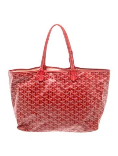 Pre-owned Goyard Ine St. Louis Pm In Red