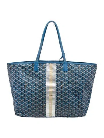 Pre-owned Goyard Ine St. Louis Pm Vintage In Blue