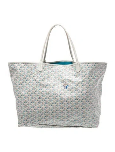 Pre-owned Goyard Ine St. Louis Pm In White