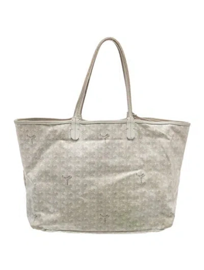 Pre-owned Goyard Ine St. Louis Pm In White