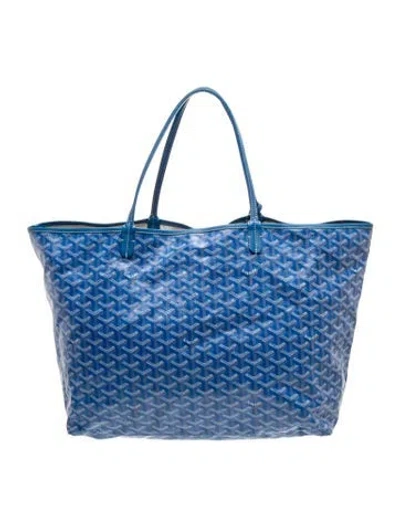 Pre-owned Goyard Ine St.louis Gm In Blue