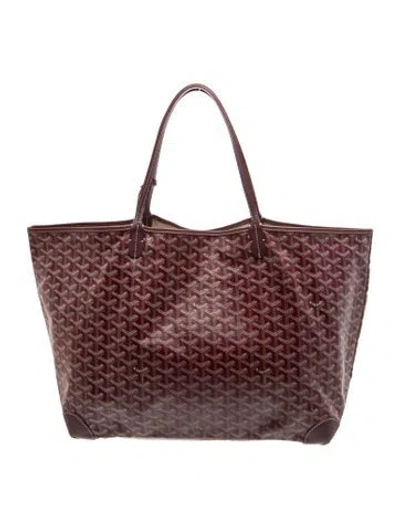 Pre-owned Goyard Ine St.louis Gm In Burgundy