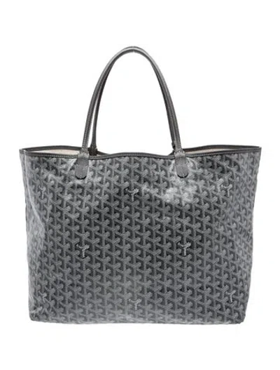 Pre-owned Goyard Ine St.louis Gm In Gray
