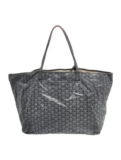 Pre-owned Goyard Ine St.louis Gm In Gray