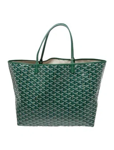 Pre-owned Goyard Ine St.louis Gm In Green