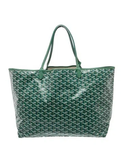 Pre-owned Goyard Ine St.louis Gm In Green