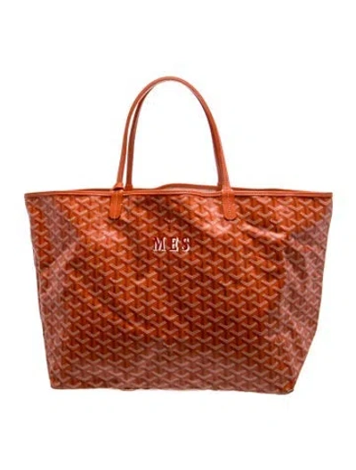 Pre-owned Goyard Ine St.louis Gm In Orange