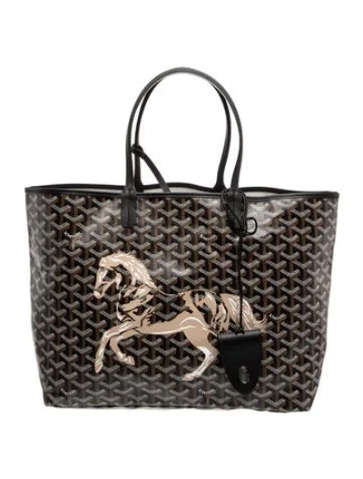 Pre-owned Goyard Ine St.louis Pm In Black