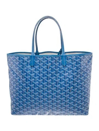 Pre-owned Goyard Ine St.louis Pm In Blue
