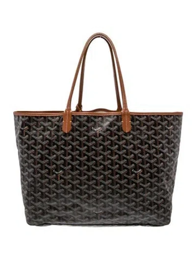 Pre-owned Goyard Ine St.louis Pm In Brown