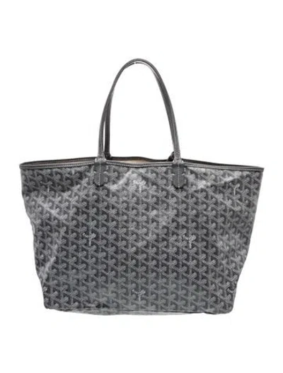 Pre-owned Goyard Ine St.louis Pm In Gray
