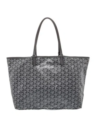 Pre-owned Goyard Ine St.louis Pm In Gray