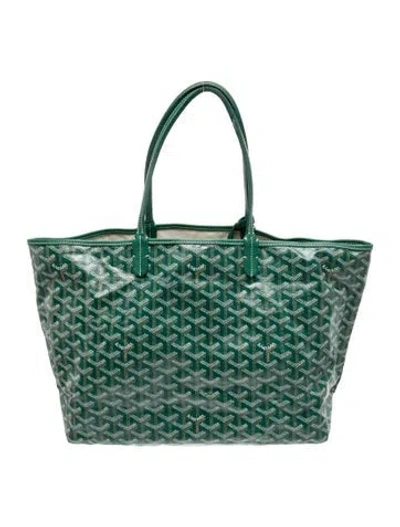 Pre-owned Goyard Ine St.louis Pm In Green