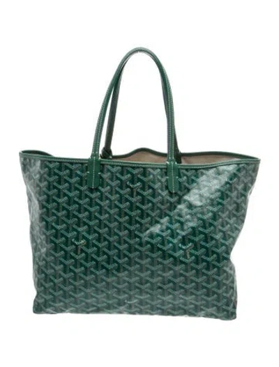 Pre-owned Goyard Ine St.louis Pm In Green