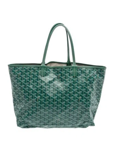 Pre-owned Goyard Ine St.louis Pm In Green