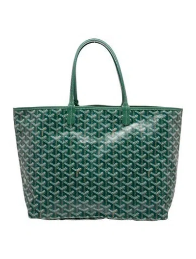 Pre-owned Goyard Ine St.louis Pm In Green