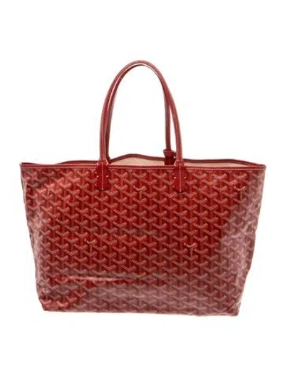 Pre-owned Goyard Ine St.louis Pm In Red