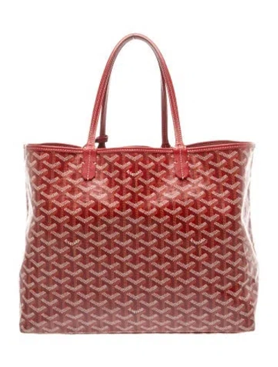 Pre-owned Goyard Ine St.louis Pm In Red