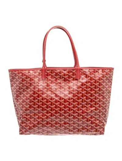 Pre-owned Goyard Ine St.louis Pm In Red